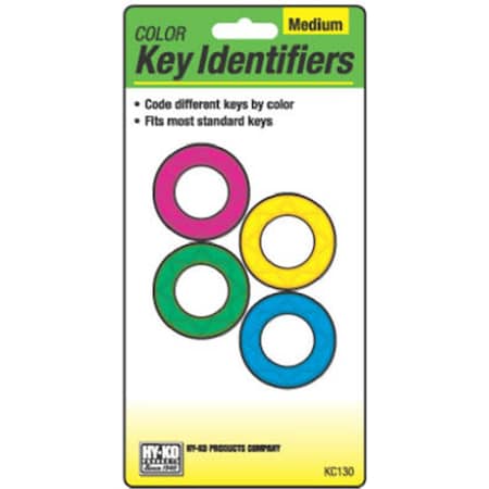 Hy-Ko KC130 Key Identifiers - Medium 4 Pack- Pack Of 5 847111